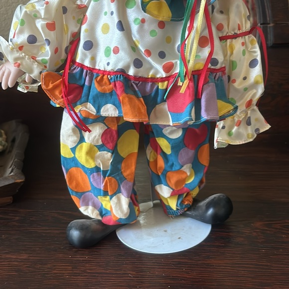 Vintage porcelain clown, doll - Picture 2 of 5